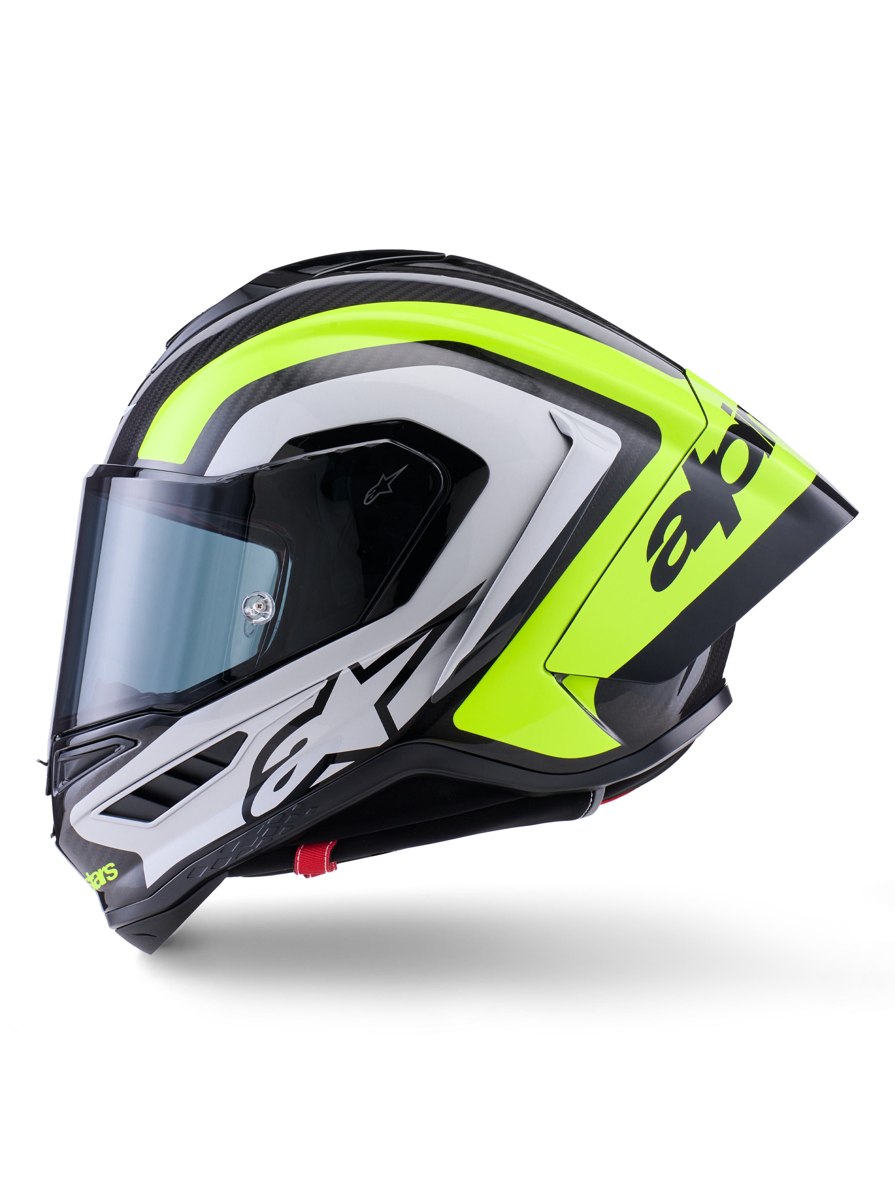 Alpinestars Supertech R10 Helmet Arius - Black / Silver / Yellow