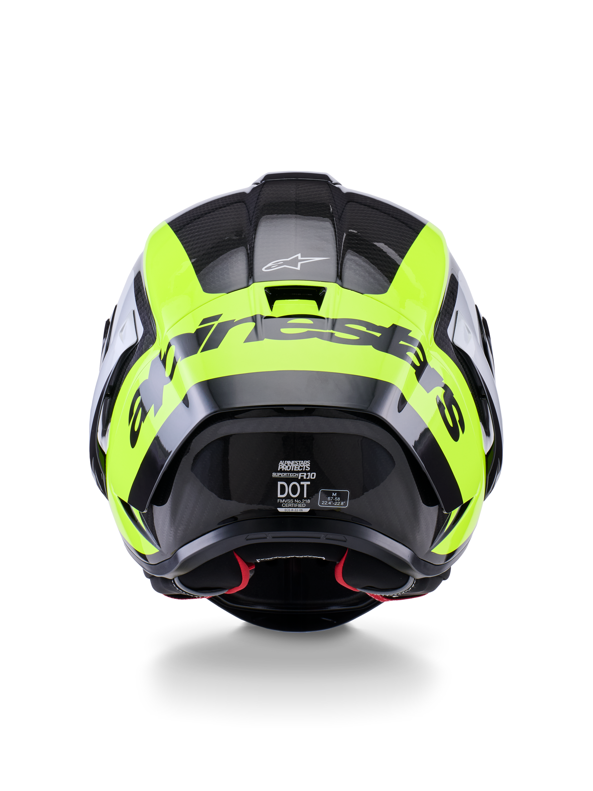 Alpinestars Supertech R10 Helmet Arius - Black / Silver / Yellow