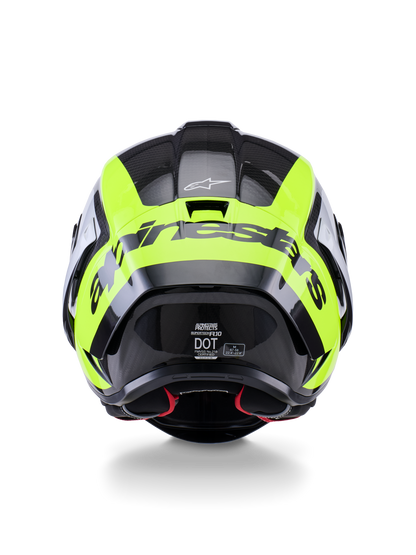 Alpinestars Supertech R10 Helmet Arius - Black / Silver / Yellow