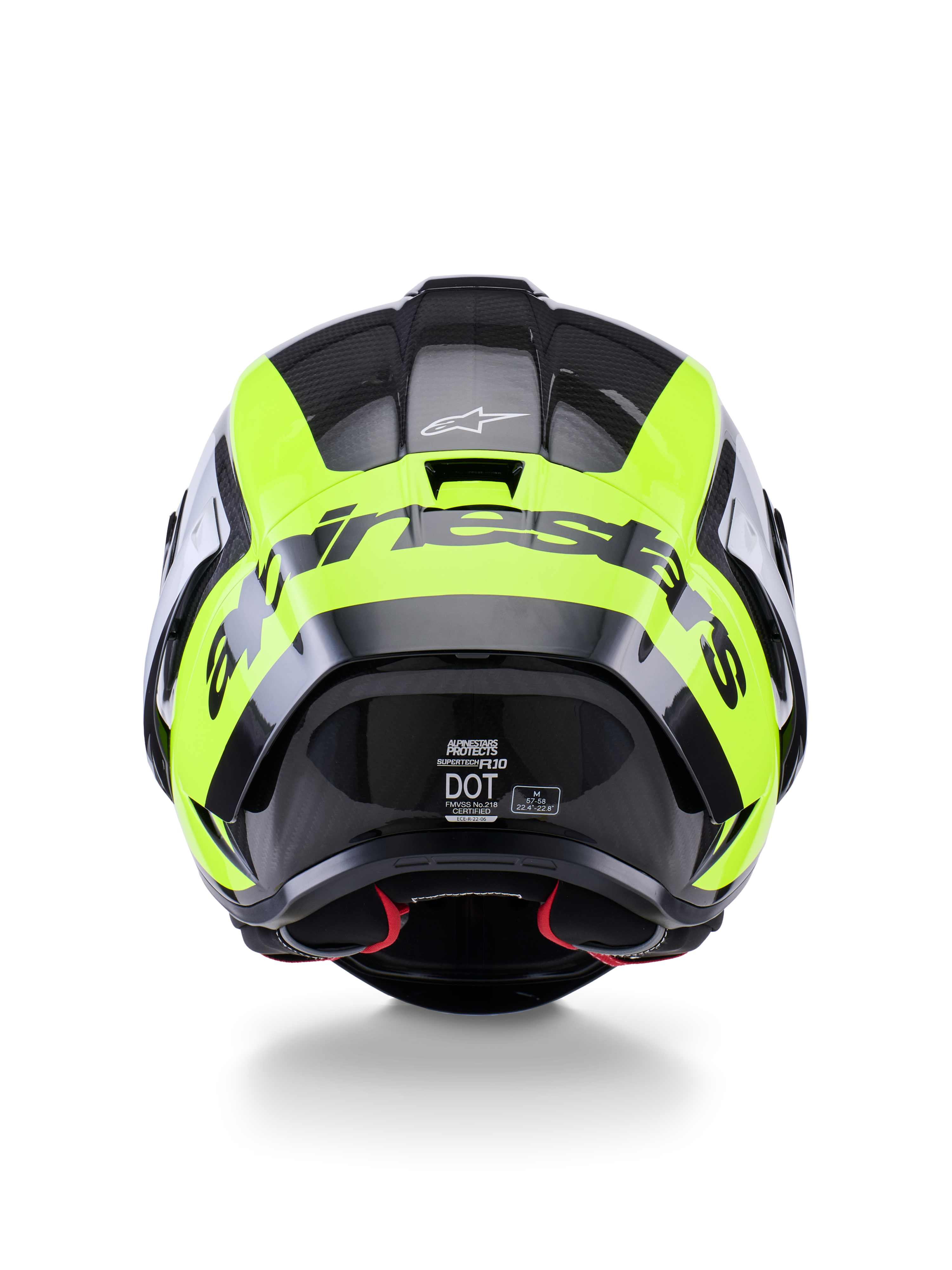 Alpinestars Supertech R10 Helmet Arius - Black / Silver / Yellow