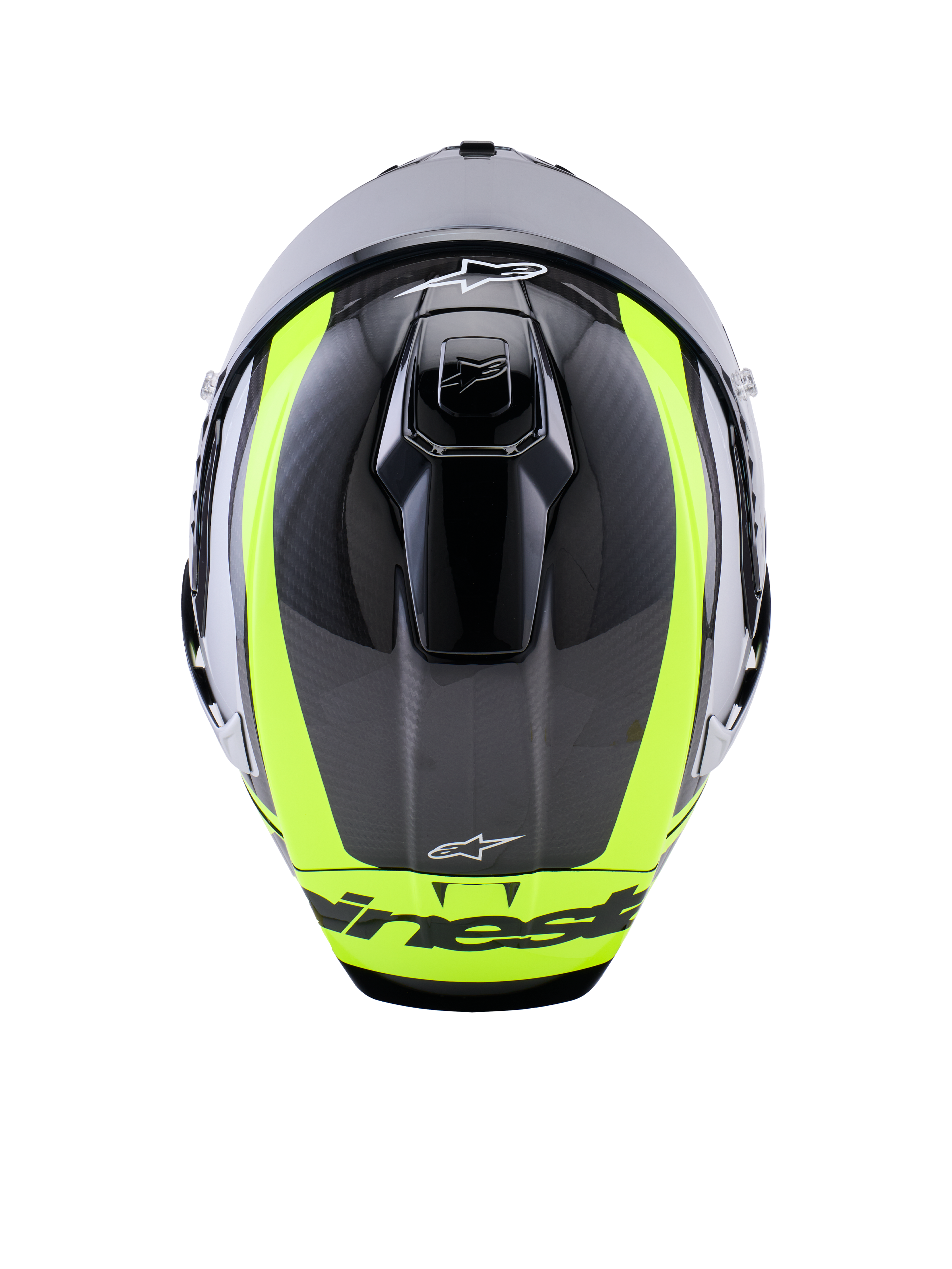Alpinestars Supertech R10 Helmet Arius - Black / Silver / Yellow