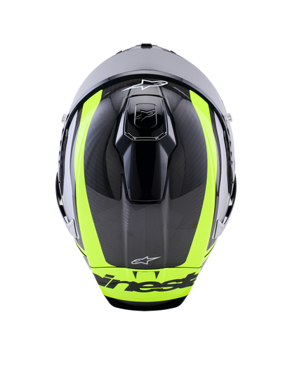 Alpinestars Supertech R10 Helmet Arius - Black / Silver / Yellow