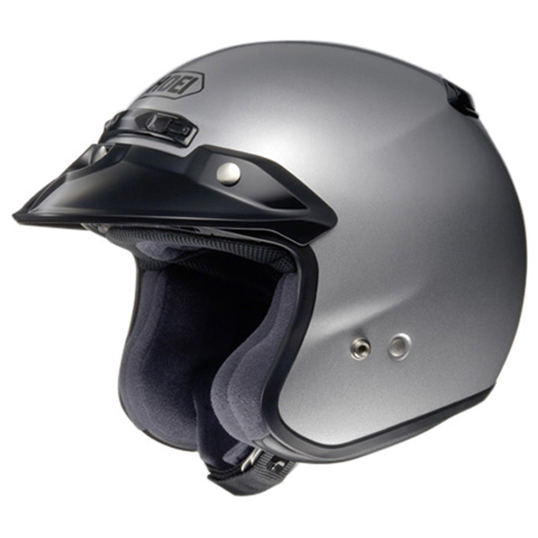 Shoei RJ Platinum-R Plain Light Silver Helmet