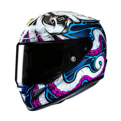 HJC RPHA 12 Full Face Helmet Kraken - Blue / Purple