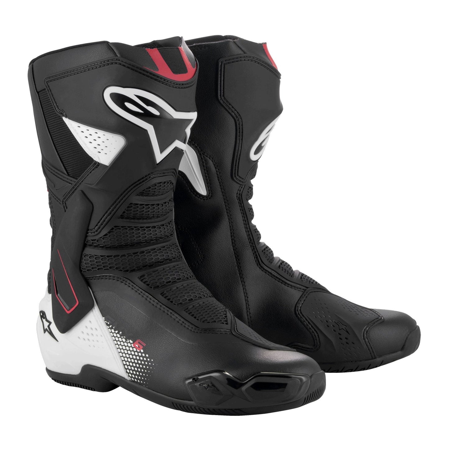 Alpinestars SMX-6 V3 Sports Boots - Black / White / Red Graphic