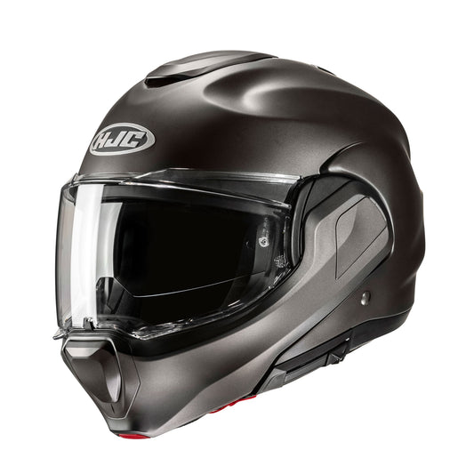 HJC F100 Flip Front Helmet Matt - Titanium