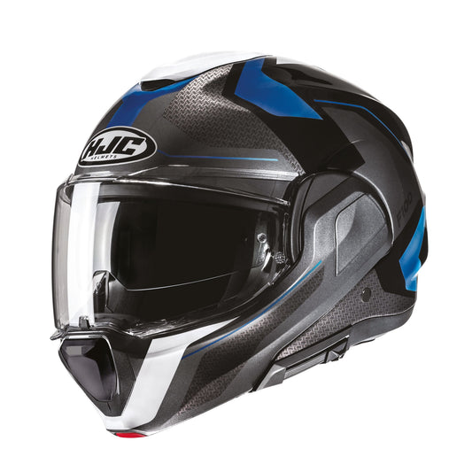 HJC F100 Flip Front Helmet Bios - Blue