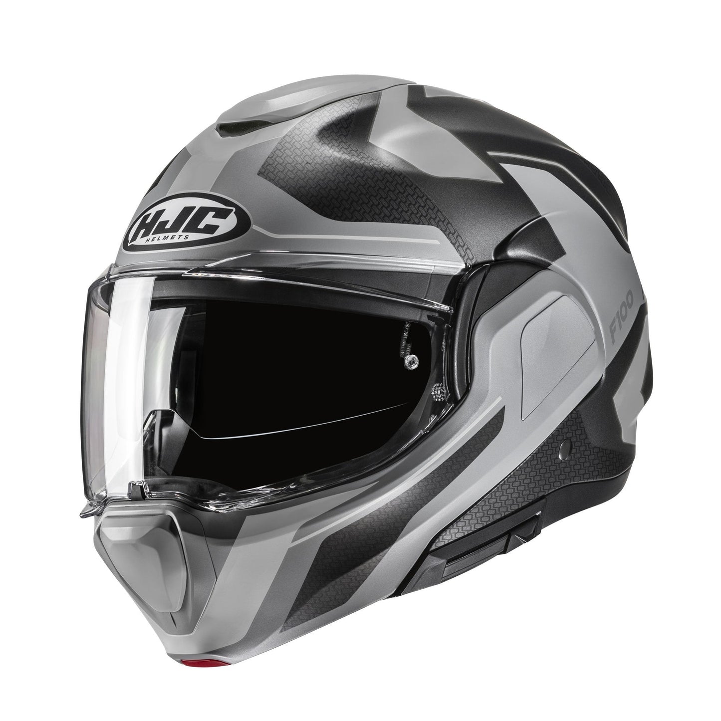 HJC F100 Flip Front Helmet Bios - Black