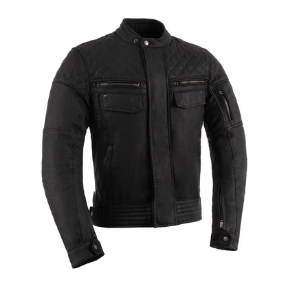 Oxford Oxford Hardy 2.0 Mens Wax Jacket - Black