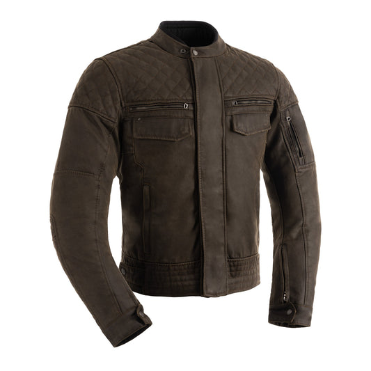 Oxford Hardy 2.0 Mens Wax Jacket - Khaki