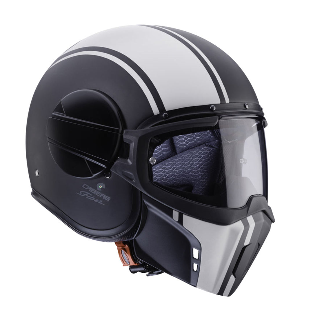 CABERG Ghost Legend Matt - Black / White Helmet