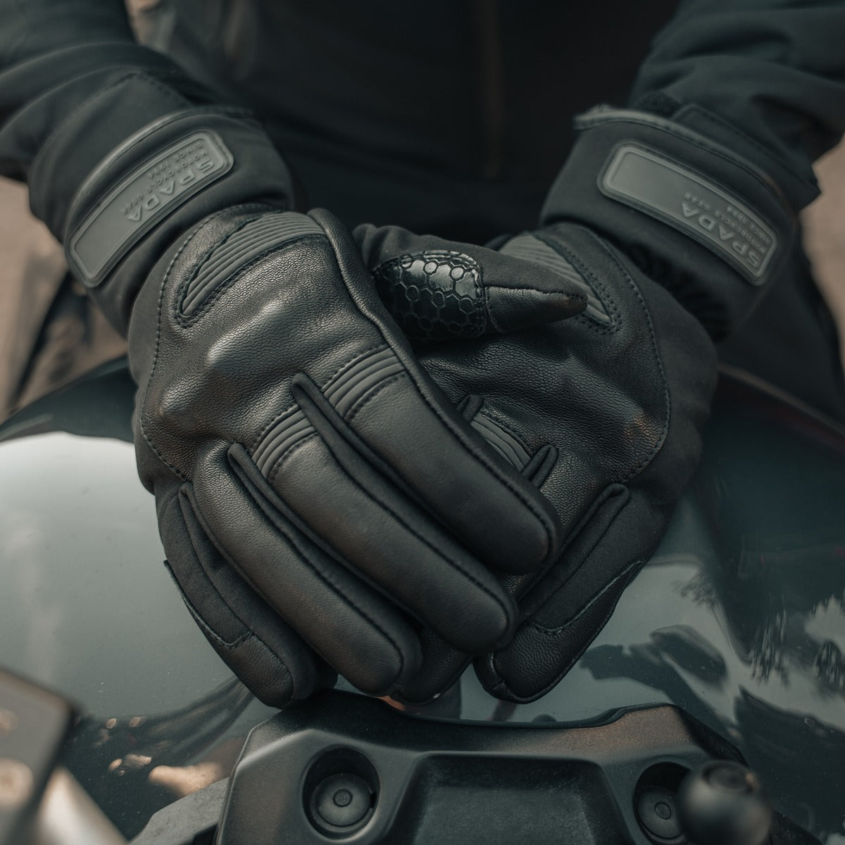 Spada Oslo Rev.2 CE WP Ladies Leather Gloves Black