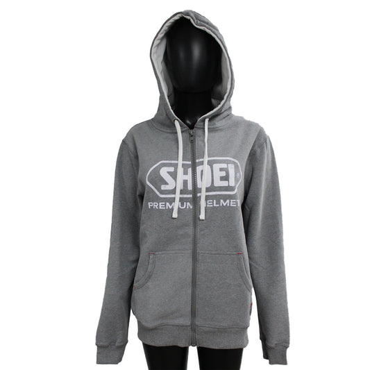 Shoei Vintage 2 Zipped Hoodie Grey