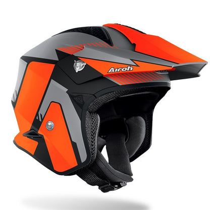 Airoh TRR S Pure Helmet - Matt Orange