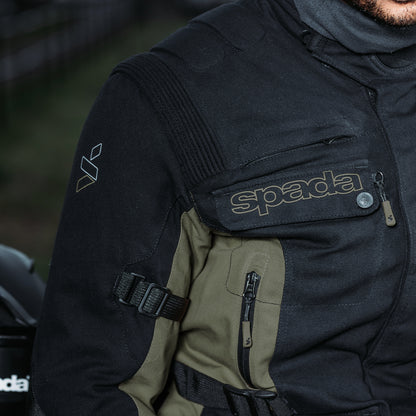 Spada Ascent V3 CE Waterproof Jacket - Black / Green