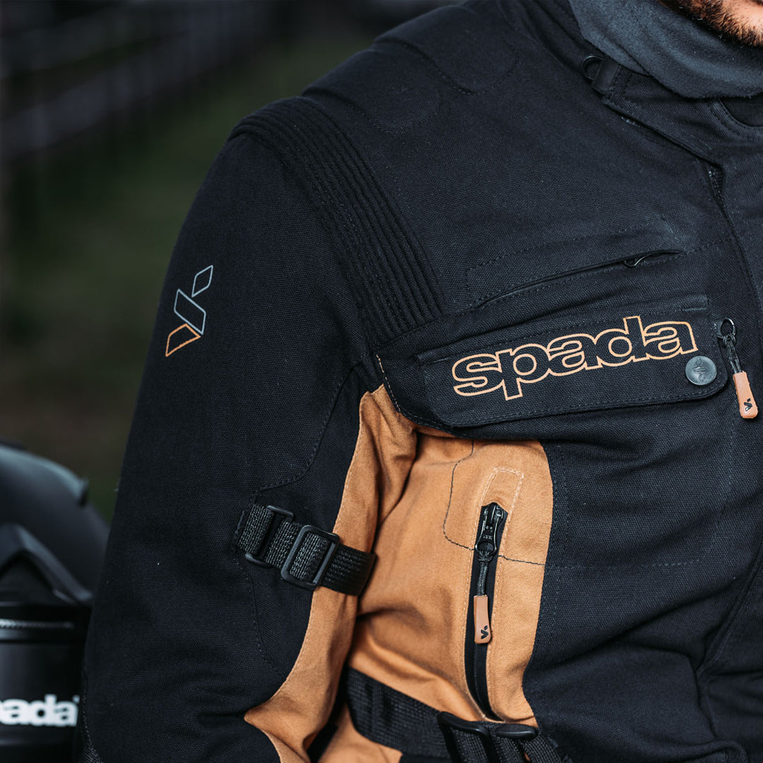 Spada Ascent V3 CE WP Jacket Black / Tan