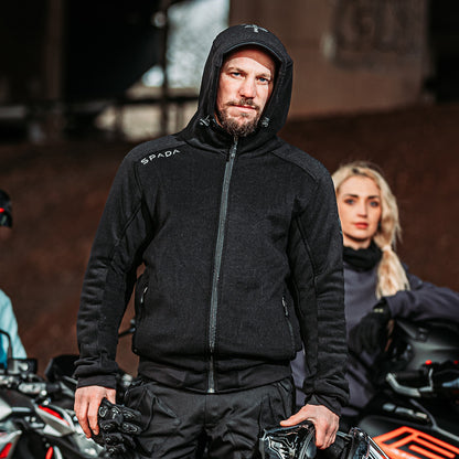 Spada Blade Zip CE Hoodie - Black