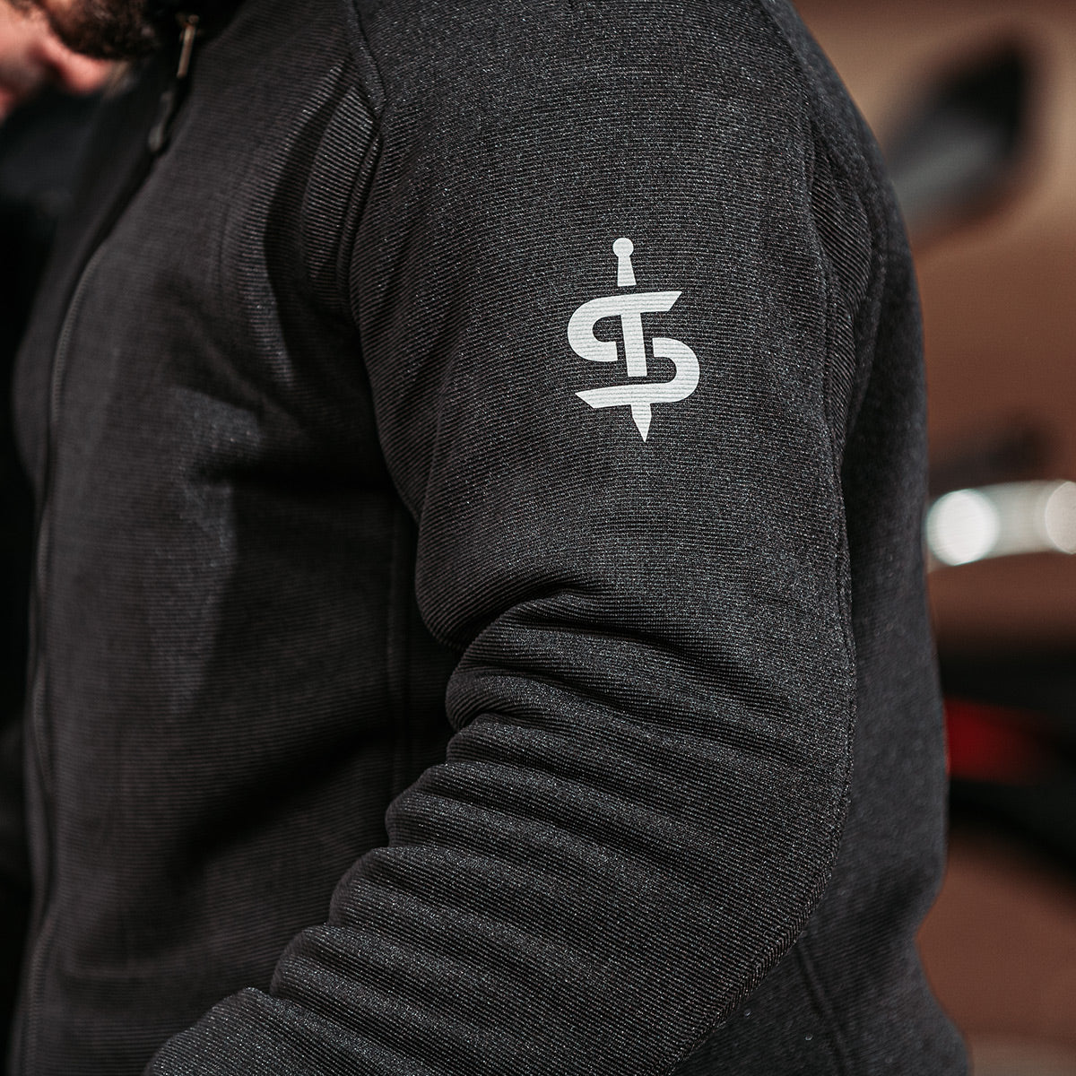 Spada Blade Zip CE Hoodie Black