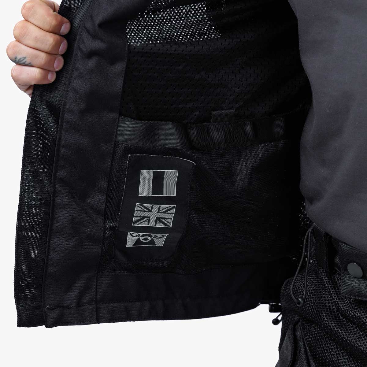 Spada Hooded Air CE Jacket - Black