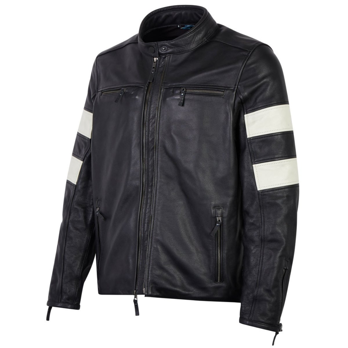 Spada Hanzo CE Leather Jacket - Black / Ivory