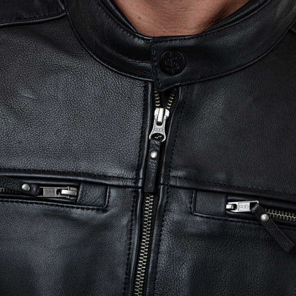 Spada Hanzo CE Leather Jacket - Black / Ivory