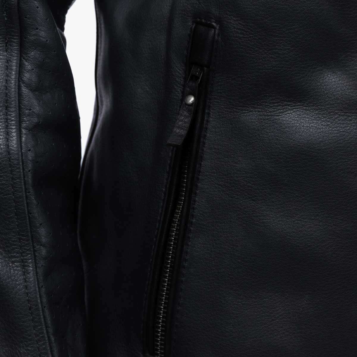 Spada Hanzo CE Leather Jacket - Black / Ivory