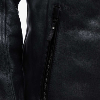 Spada Hanzo CE Leather Jacket - Black / Ivory