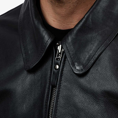 Spada Turbine CE Leather Bomber Jacket - Black