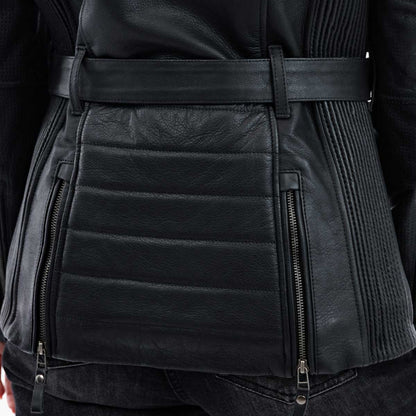 Spada Lancer Leather CE Ladies Jacket - Black