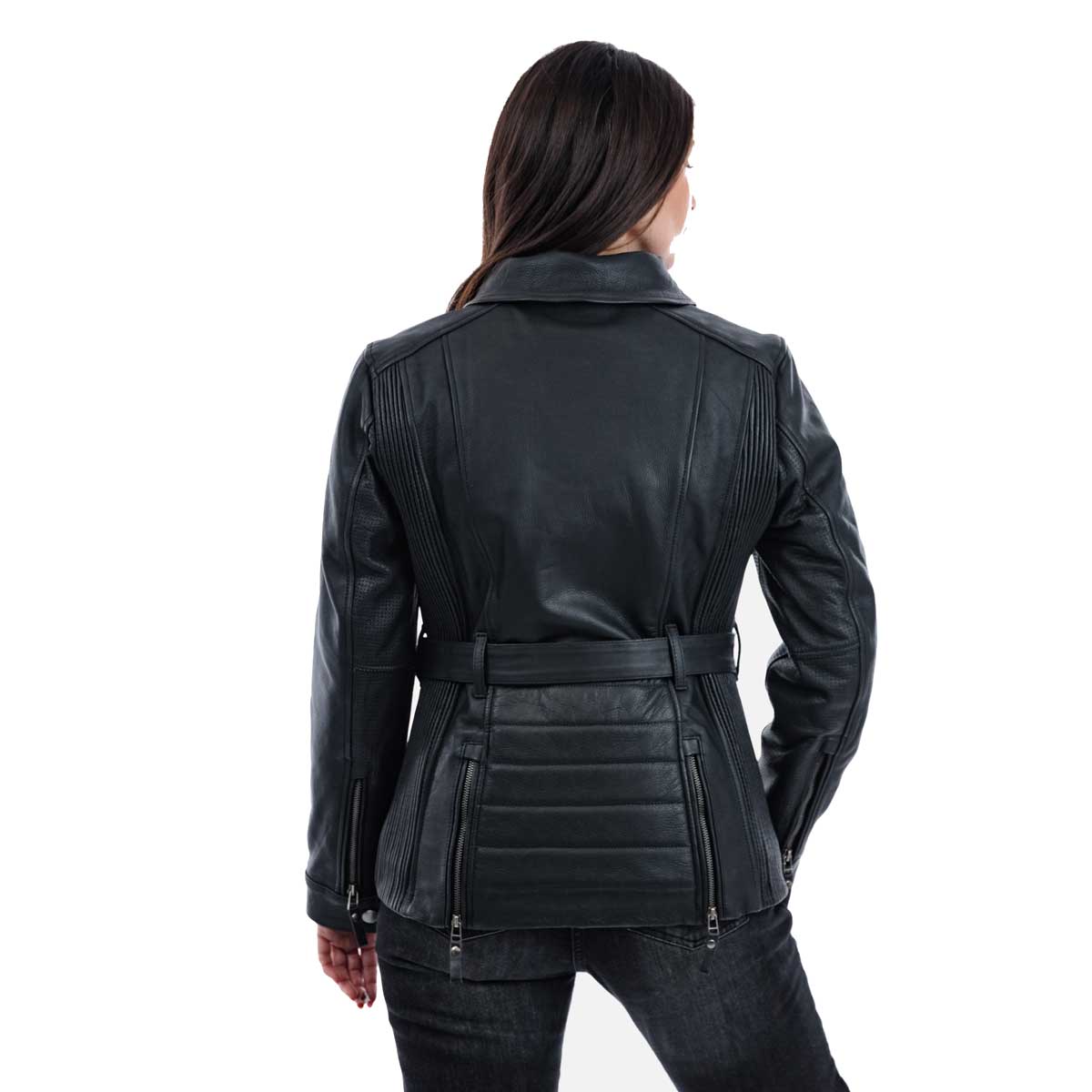 Spada Lancer Leather CE Ladies Jacket Black