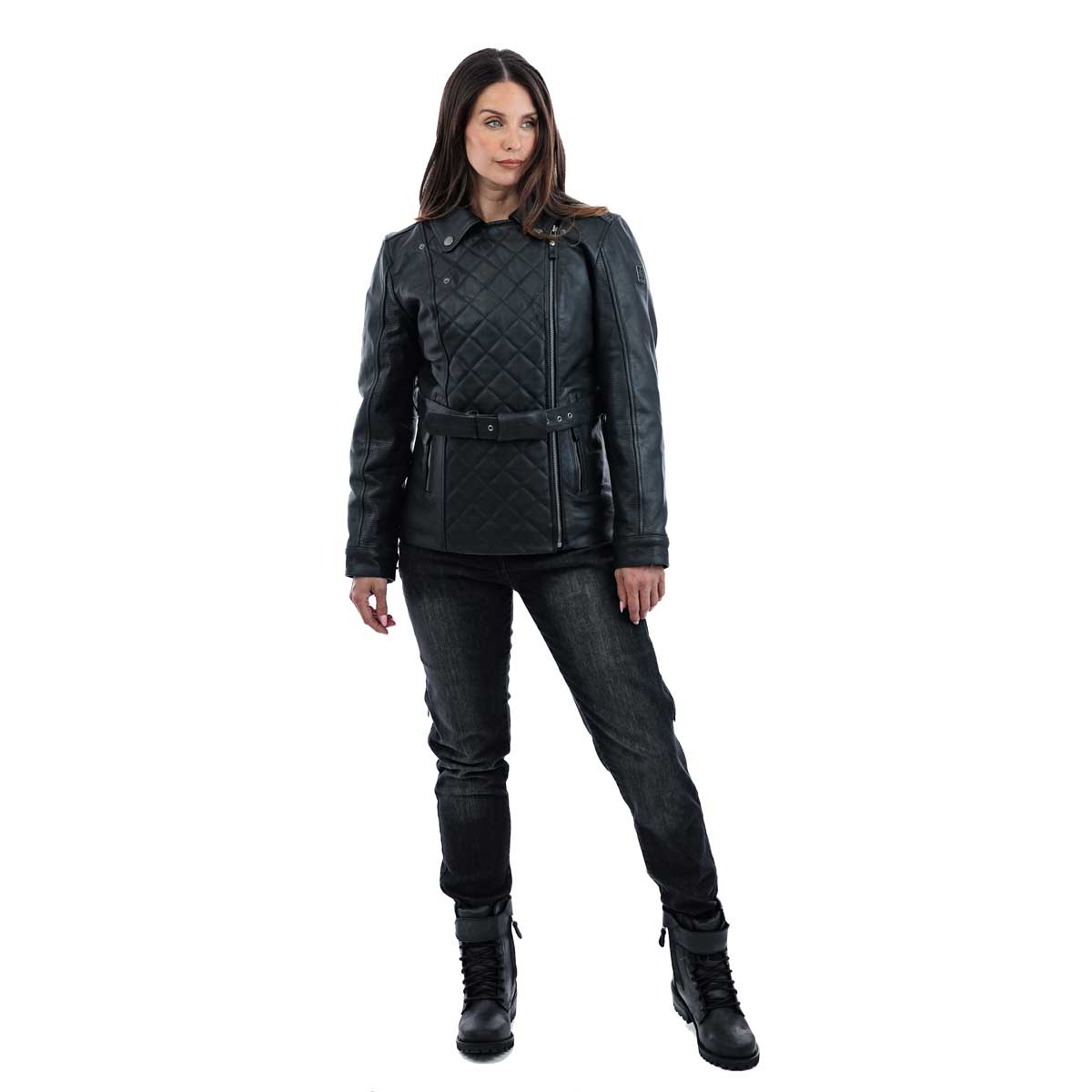 Spada Lancer Leather CE Ladies Jacket Black