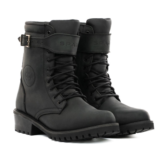 Spada Piston CE Ladies Motorcycle CE Waterproof Boots - Black