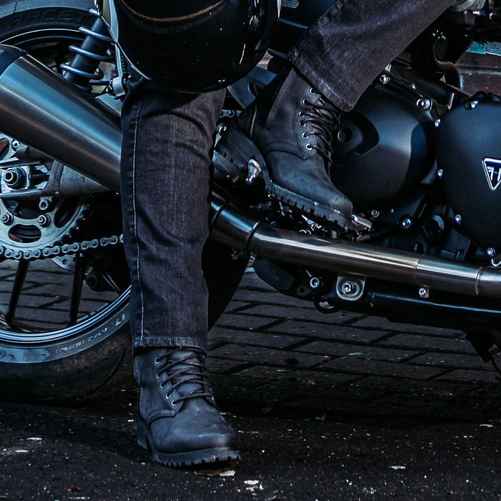 Spada Piston CE Ladies Motorcycle CE Waterproof Boots - Black