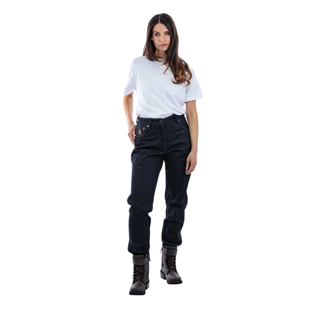 Spada Ronin CE Ladies Jeans Short Leg Raw Indigo