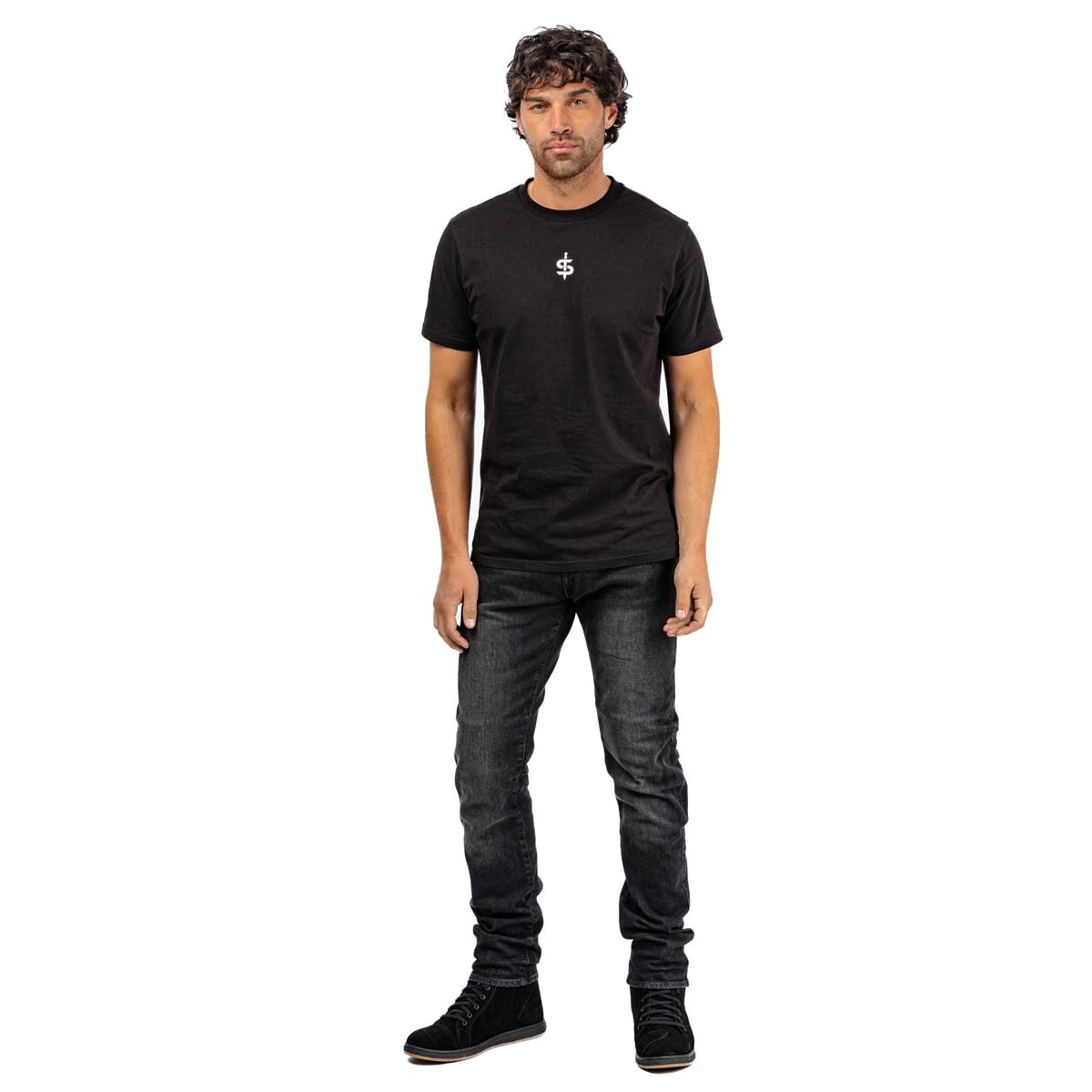 Spada Drifter CE Mens Jeans Washed Black