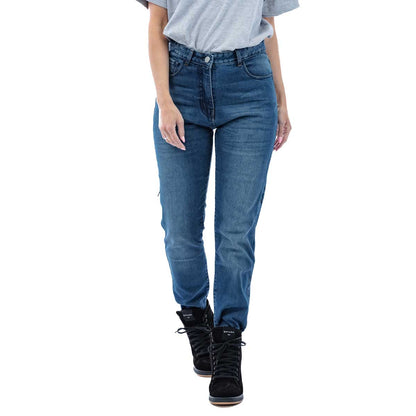 Spada Drifter CE Ladies Jeans Short Leg Washed - Blue