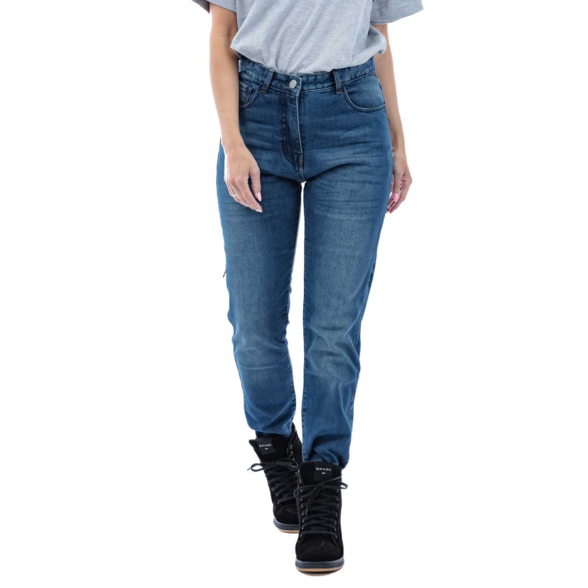 Spada Drifter CE Ladies Jeans Washed Blue