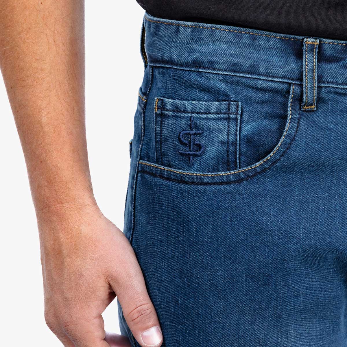 Spada Drifter CE Mens Jeans Washed Blue