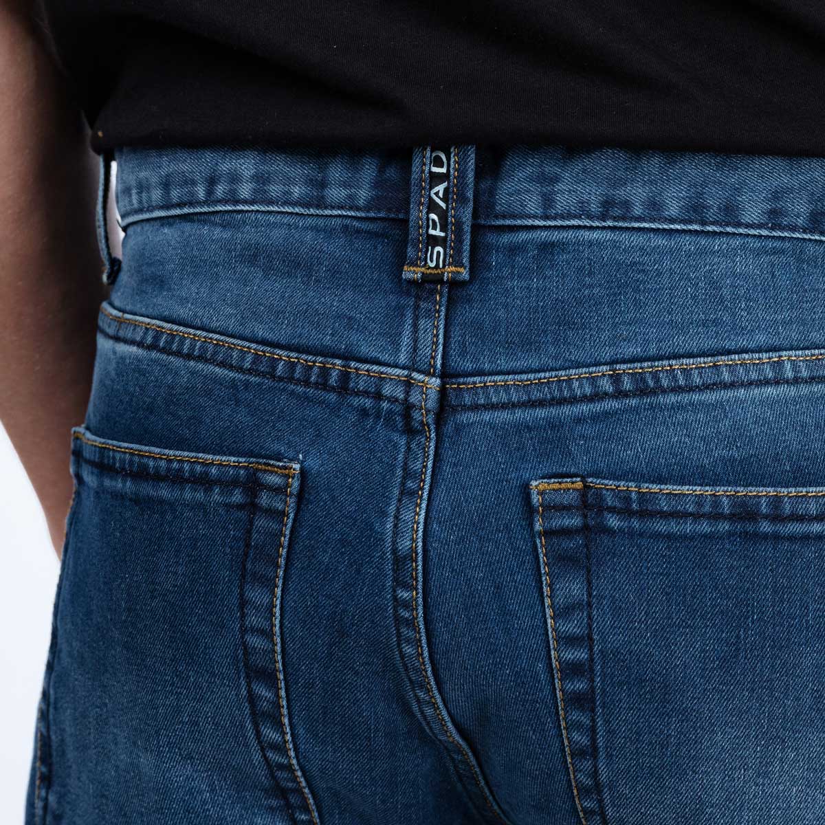 Spada Drifter CE Mens Jeans Short Leg Washed Blue