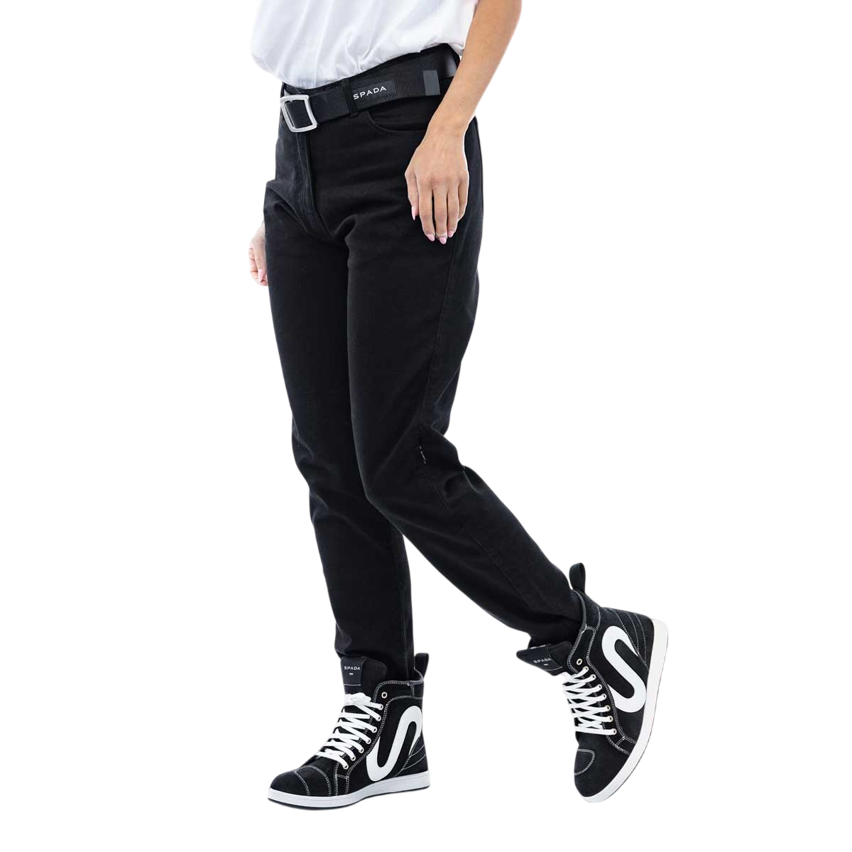 Spada Drifter CE Ladies Jeans Solid Black