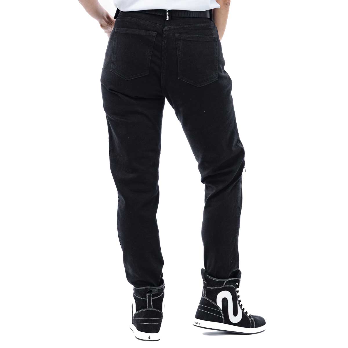 Spada Drifter CE Ladies Jeans Solid Black
