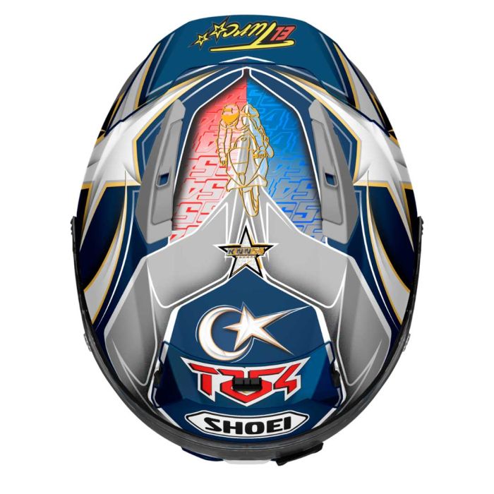 Shoei X-SPR Pro Toprak TC-2 Helmet - SIGNED by Toprak!