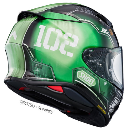 Shoei NXR2 -06C-6 Zaku II TC-4 Helmet