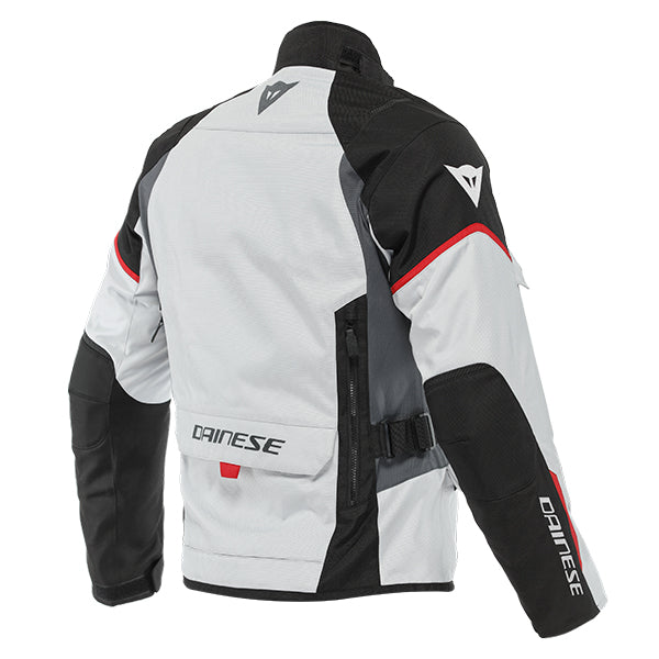 Dainese Tempest 3 D-Dry Waterproof Jacket - Glacier Grey / Black / Lava Red