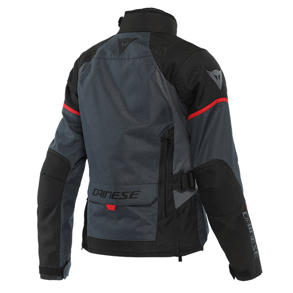 Dainese Tempest  3 D-DRY  Ladies Jacket - Ebony / Black / Lava Red