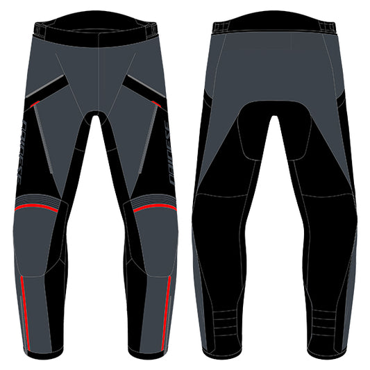 Dainese Tempest  3 D-Dry Ladies Trouser - Ebony / Black / Lava Red