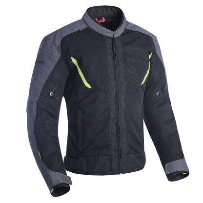 Oxford Oxford Delta 1.0 Textile Air Jacket - Black / Grey / Fluo