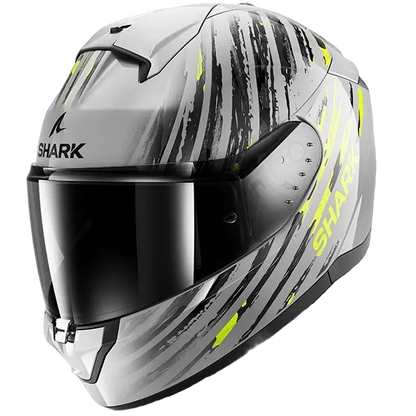 Shark Ridill 2 Full Face Helmet - ASSYA SAY - Silver / Fluo Yellow