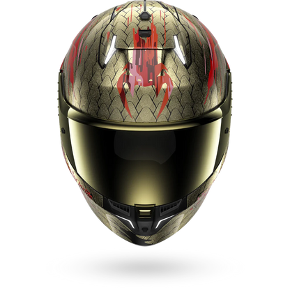 Shark Skwal I3 Full Face Helmet Venum KRQ - Black / Red / Gold