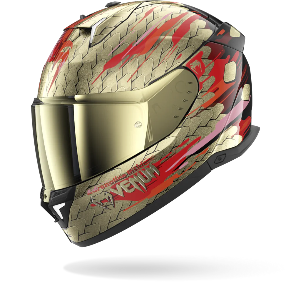 Shark Skwal I3 Full Face Helmet Venum KRQ - Black / Red / Gold